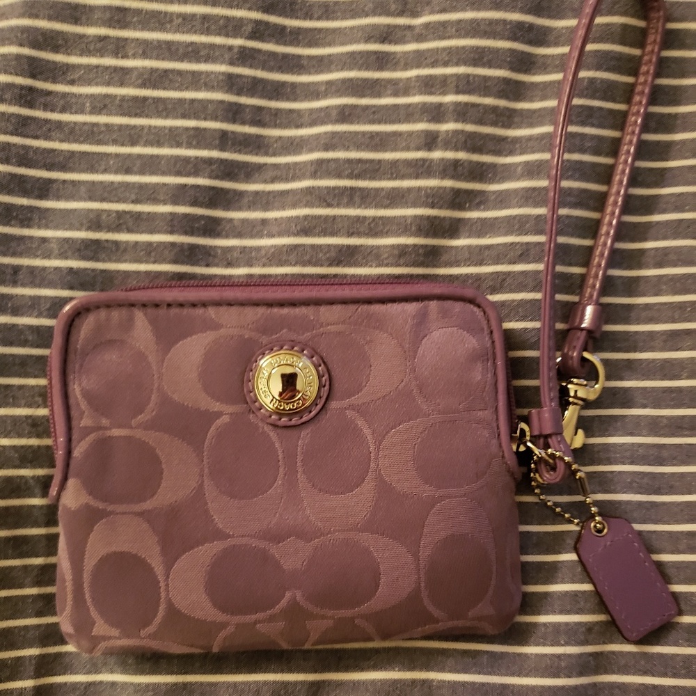 Coach wristlet card holder
